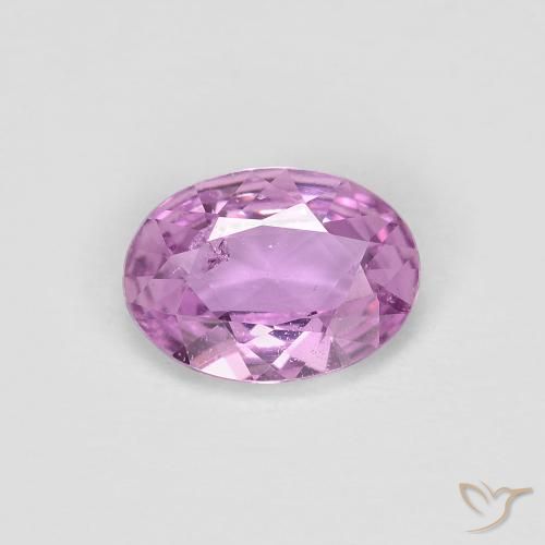 0.63ct 天然 浅紫罗兰色 蓝宝石, 椭圆形, VS