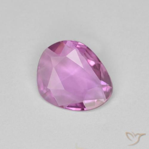 0.84ct 天然 紫粉色 蓝宝石, 花式切割, VVS-VS