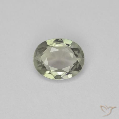 0.73ct 天然 大地绿 蓝宝石, 椭圆形, VVS-VS