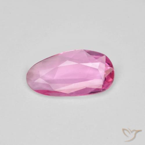 0.88ct 天然 深粉色 蓝宝石, 花式切割, VVS