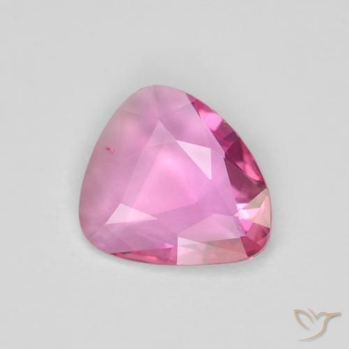 0.82ct 天然 深粉色 蓝宝石, 花式切割, VVS