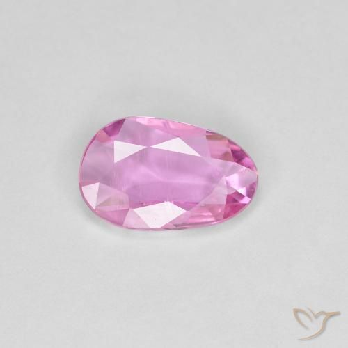 0.75ct 天然 中粉红色 蓝宝石, 花式切割, VS
