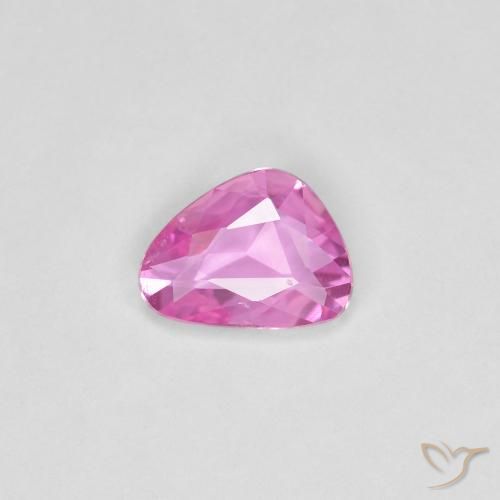 0.60ct 天然 中粉红色 蓝宝石, 花式切割, VVS-VS