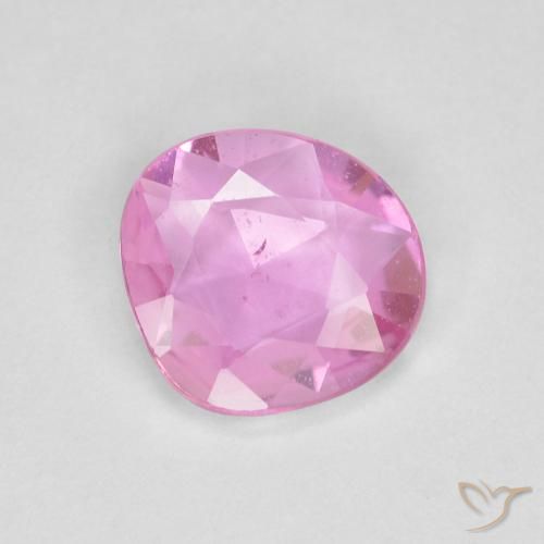 0.77ct 天然 中粉红色 蓝宝石, 花式切割, VS