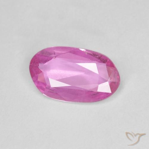 0.87ct 天然 深粉色 蓝宝石, 花式切割, VS