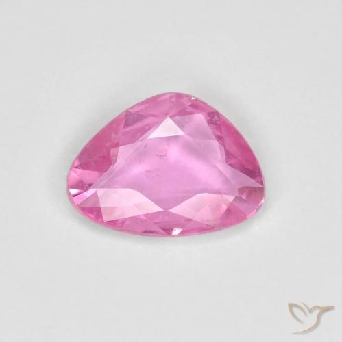0.73ct 天然 中粉红色 蓝宝石, 花式切割, VS