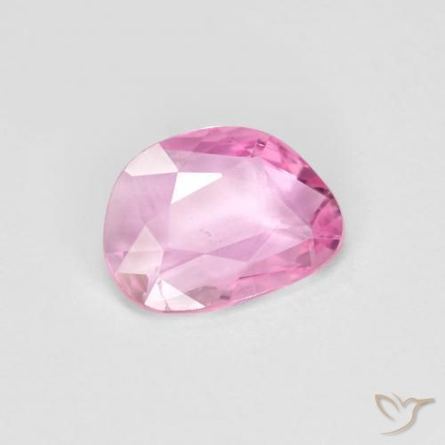 0.58ct 天然 深粉色 蓝宝石, 花式切割, VVS-VS