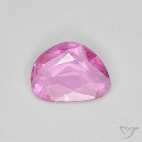 0.63ct 天然 深粉色 蓝宝石, 花式切割, VVS-VS