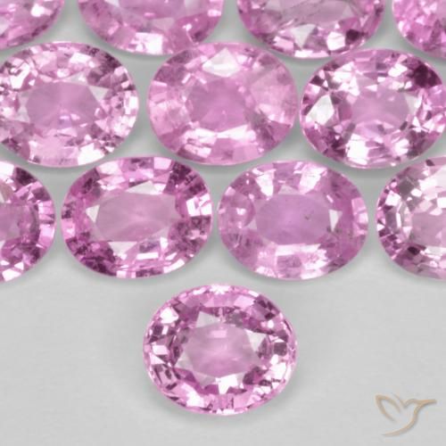 0.39ct 天然 淡皇家紫粉色 蓝宝石, 椭圆形, VS