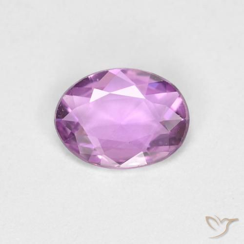 0.48ct 天然 淡紫色 蓝宝石, 椭圆形, VVS