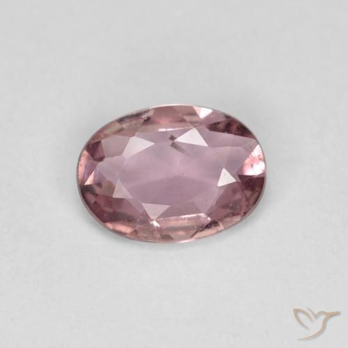 0.65ct 天然 深粉色 蓝宝石, 椭圆形, VS