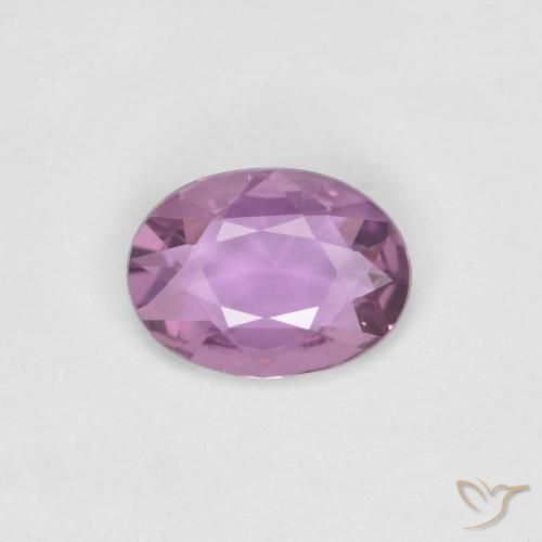 0.60ct 天然 浅紫色 蓝宝石, 椭圆形, VVS