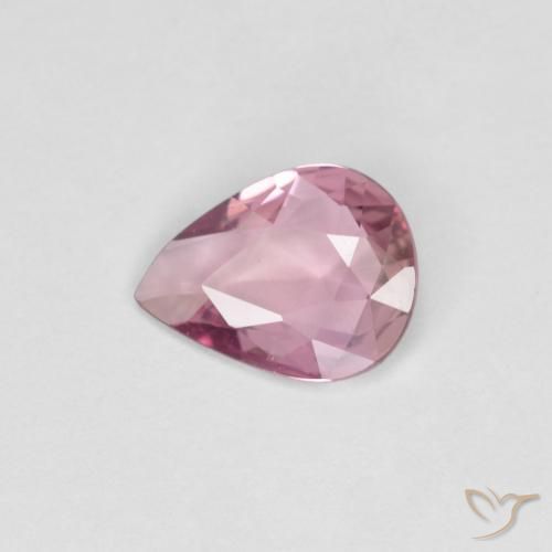 0.46ct 天然 深薰衣草 蓝宝石, 梨形, VVS