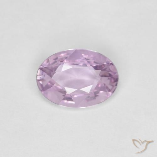 0.58ct 天然 非常浅的紫色 蓝宝石, 椭圆形, VVS