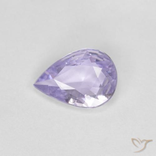 0.62ct 天然 粉紫罗兰色 蓝宝石, 梨形, VVS