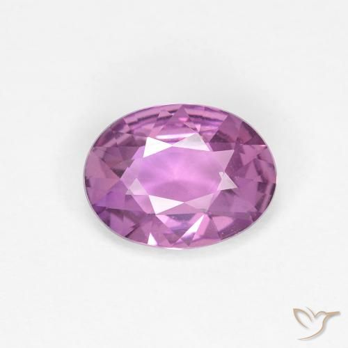 0.71ct 天然 中浅紫色 蓝宝石, 椭圆形, VVS-VS
