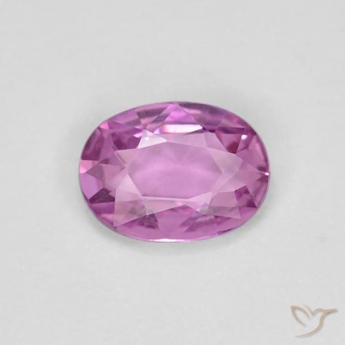 0.71ct 天然 深粉紫 蓝宝石, 椭圆形, VVS-VS