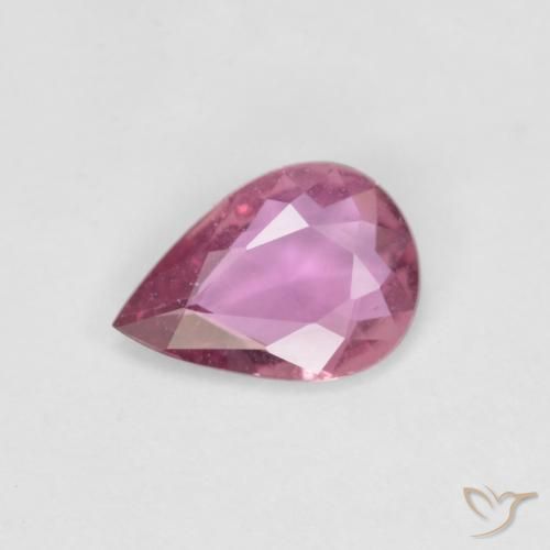 0.53ct 天然 中粉红色 蓝宝石, 梨形, VS
