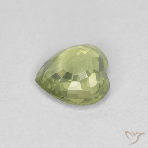 0.39克拉天然蓝宝石，心形，VVS