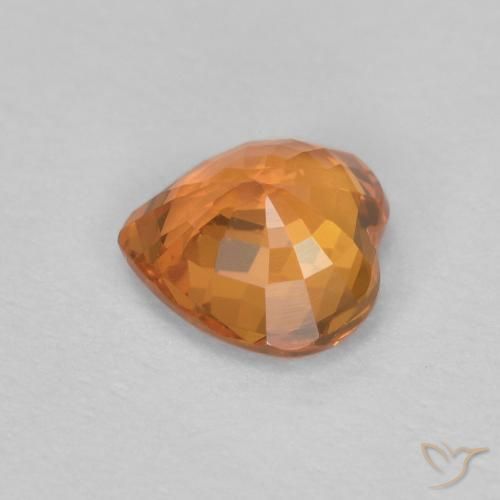 0.48克拉天然蓝宝石，心形，VVS