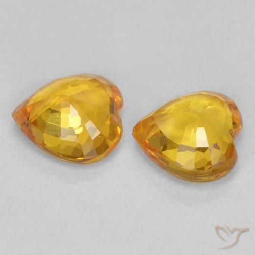 0.85克拉天然蓝宝石，心形，VVS