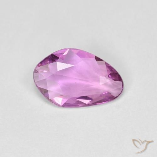 0.66ct 天然 中深紫色 蓝宝石, 花式切割, VS