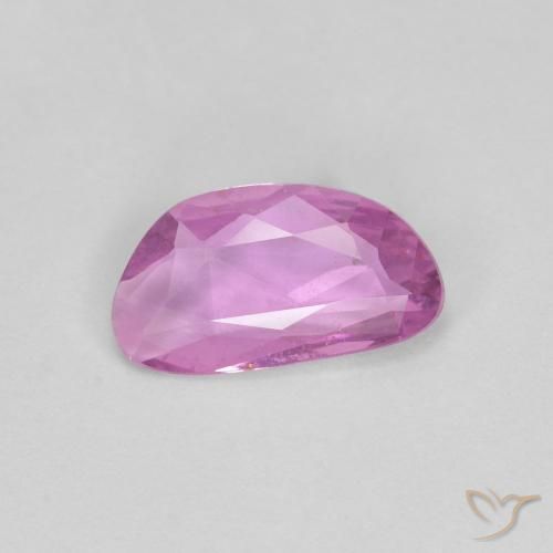 0.67ct 天然 深粉紫 蓝宝石, 花式切割, VS