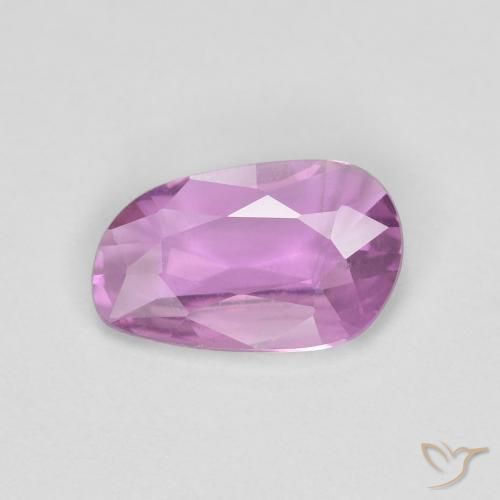0.69ct 天然 深粉紫 蓝宝石, 花式切割, VS