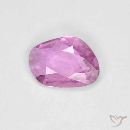 0.72ct 天然 深粉紫 蓝宝石, 花式切割, VS