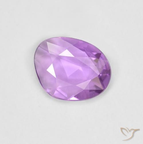 0.61ct 天然 淡紫色 蓝宝石, 花式切割, VVS-VS