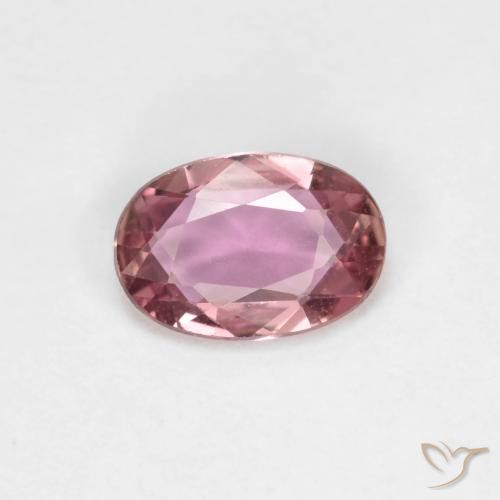 0.49ct 天然 中品红色 蓝宝石, 椭圆形, VVS-VS