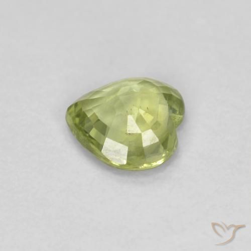 0.37克拉天然蓝宝石，心形，VVS