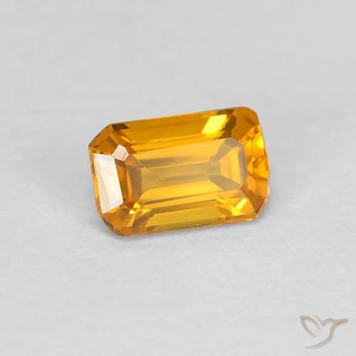 0.37克拉天然蓝宝石，八边形，VVS