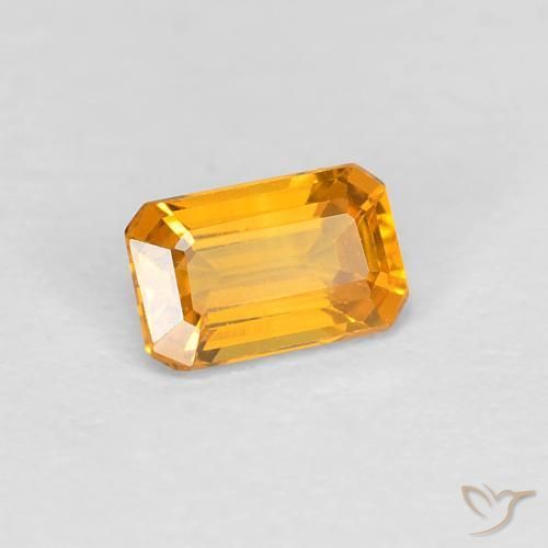 0.38克拉天然蓝宝石，八边形，VVS