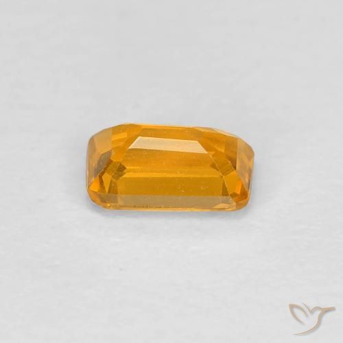 0.38克拉天然蓝宝石，八边形，VVS
