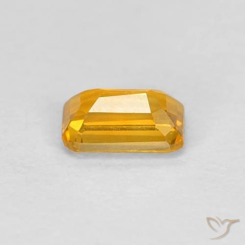 0.42克拉天然蓝宝石，八边形，VVS