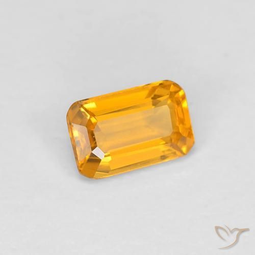 0.38克拉天然蓝宝石，八边形，VVS
