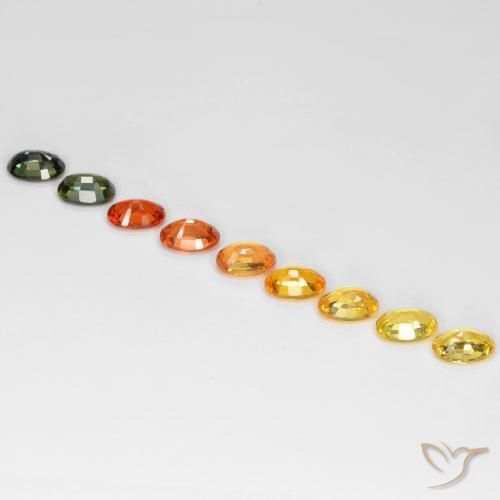 5.84克拉天然蓝宝石，椭圆形，VS