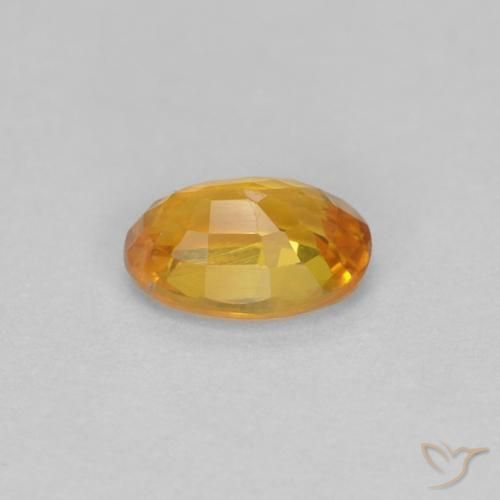 0.56克拉天然蓝宝石，椭圆形，VVS-VS
