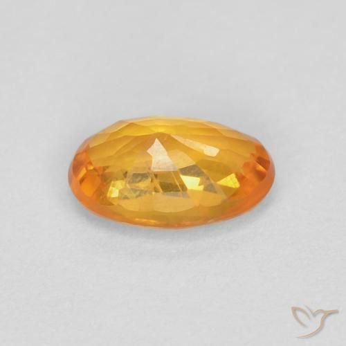 0.60克拉天然蓝宝石，椭圆形，VVS-VS