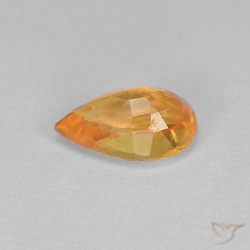 0.56克拉天然蓝宝石，梨形，VVS