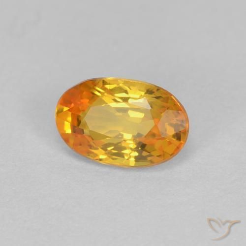 0.61克拉天然蓝宝石，椭圆形，VVS