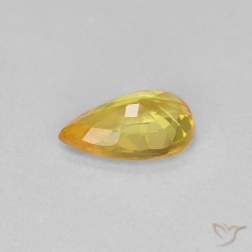 0.49克拉天然蓝宝石，梨形，VVS