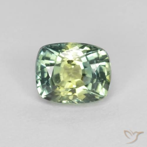 0.85ct 天然 彩色 蓝宝石, 软垫, VVS