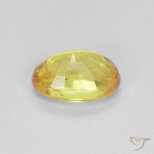 0.66克拉天然蓝宝石，椭圆形，VVS-VS