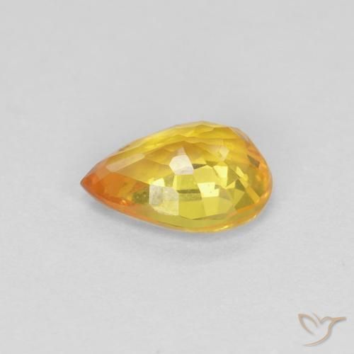 0.52克拉天然蓝宝石，梨形，VVS