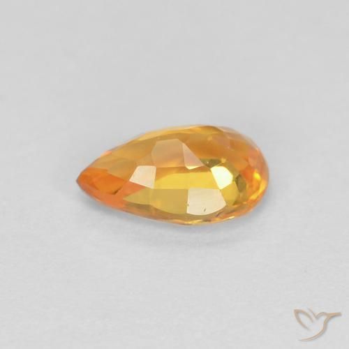 0.49克拉天然蓝宝石，梨形，VVS