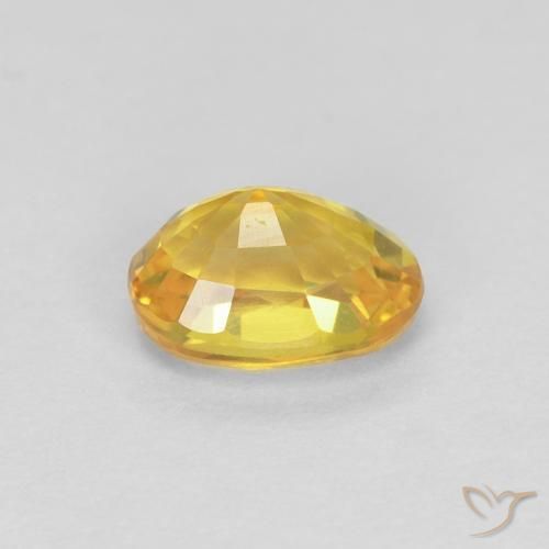 0.71克拉天然蓝宝石，椭圆形，VVS