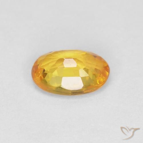 0.60克拉天然蓝宝石，椭圆形，VVS