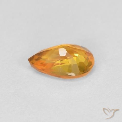 0.51克拉天然蓝宝石，梨形，VVS